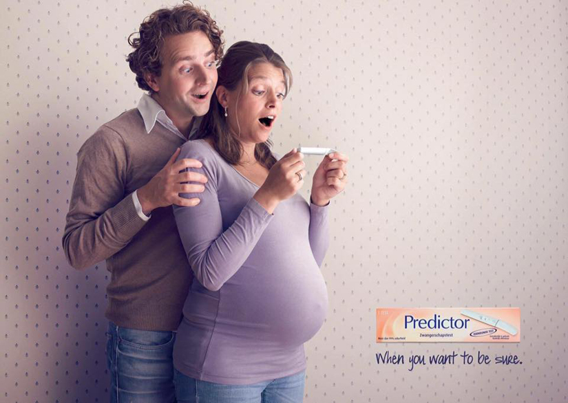 Реклама теста на беременность в Эстонии