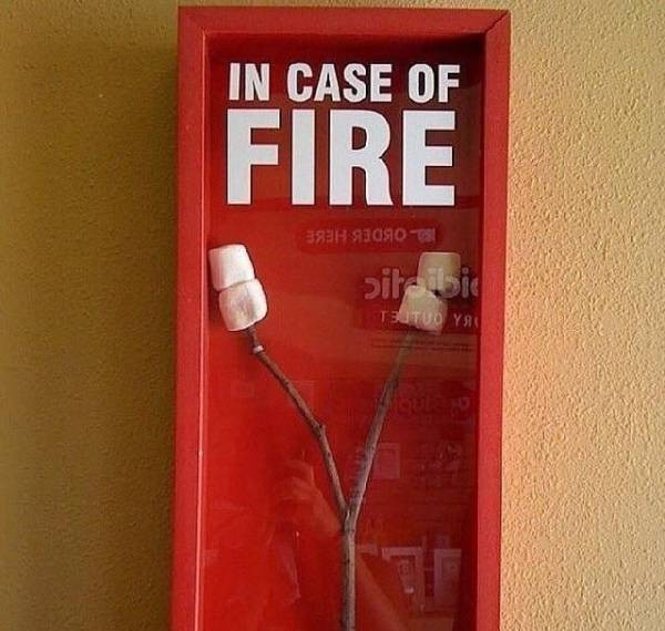 В случае пожара
