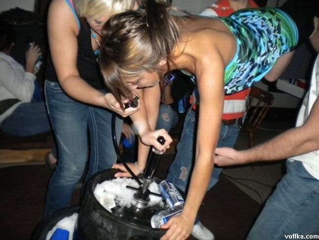Drunk sport mounth foursome