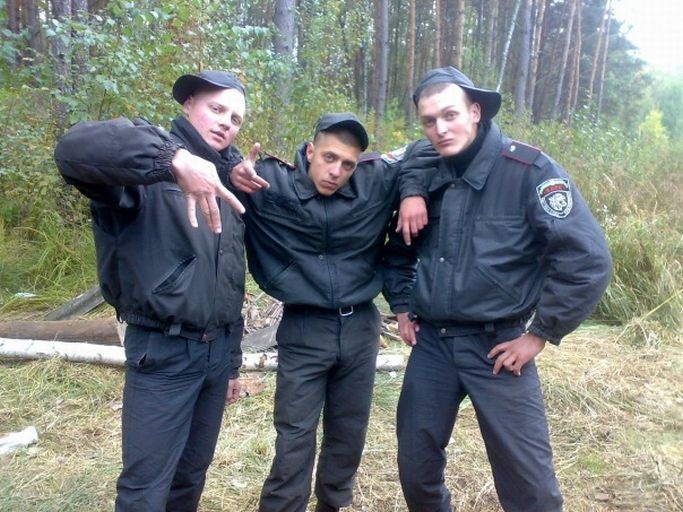 Курсанты - будущие полицаи Украины