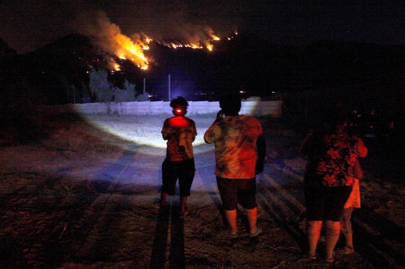 Тем временем в Чили сильнейшие лесные пожары