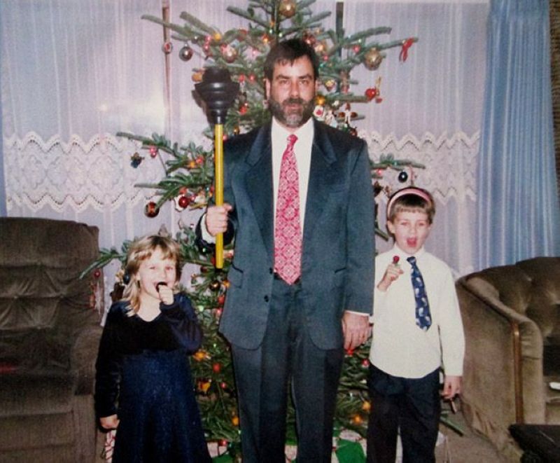 дурацкие семейные фото на Новый год и Рождество