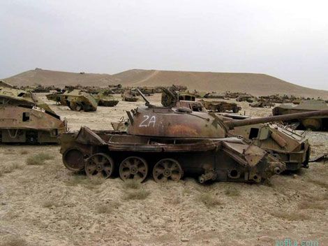 Кладбище танков в Афгане