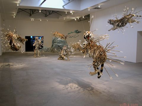 Выставка художника Cai Guo-Qiang в Santa Fe, USA - 2006