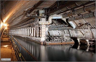 Подземная база подводных лодок в Балаклаве (Севастополь)